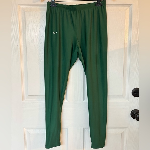 NIKE Youth Grass Green Running Leggings Pants - Size Large (Possible Youth XL) - Picture 2 of 10